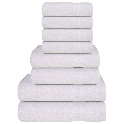 8-tlg. Handtuch-Set Weiß 360 g/m² 100% Baumwolle