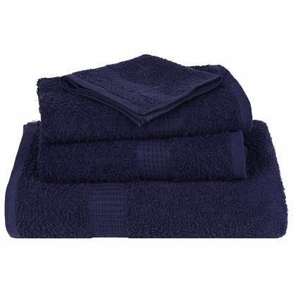 8-tlg. Handtuch-Set Marineblau 360 g/m² 100% Baumwolle