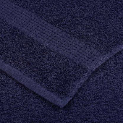 8-tlg. Handtuch-Set Marineblau 360 g/m² 100% Baumwolle