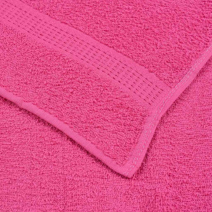 8-tlg. Handtuch-Set Rosa 360 g/m² 100% Baumwolle