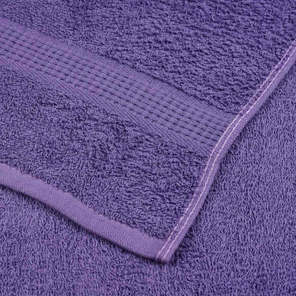 6-tlg. Handtuch-Set Lila 360 g/m² 100% Baumwolle