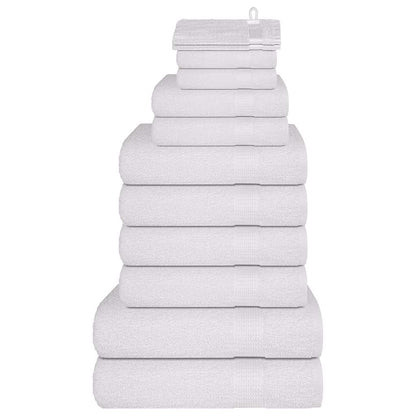 12-tlg. Handtuch-Set Weiß 360 g/m² 100% Baumwolle