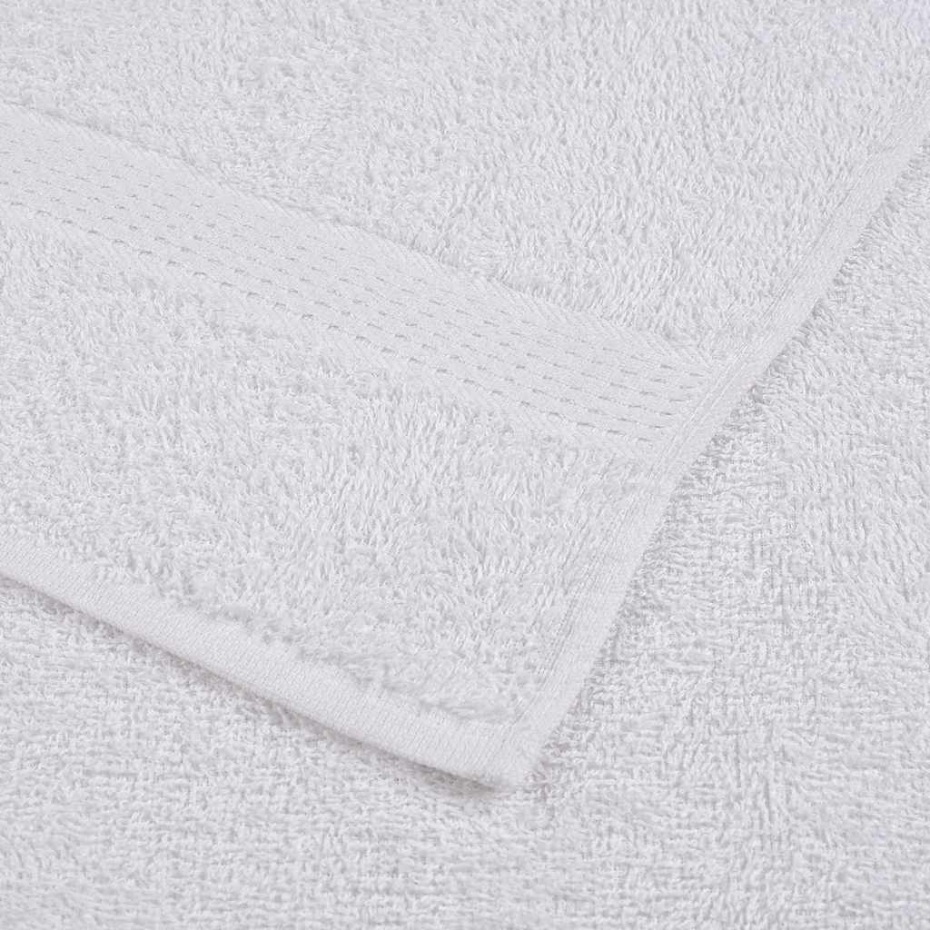 12-tlg. Handtuch-Set Weiß 360 g/m² 100% Baumwolle