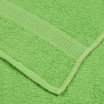 12-tlg. Handtuch-Set Apfelgrün 360 g/m² 100% Baumwolle