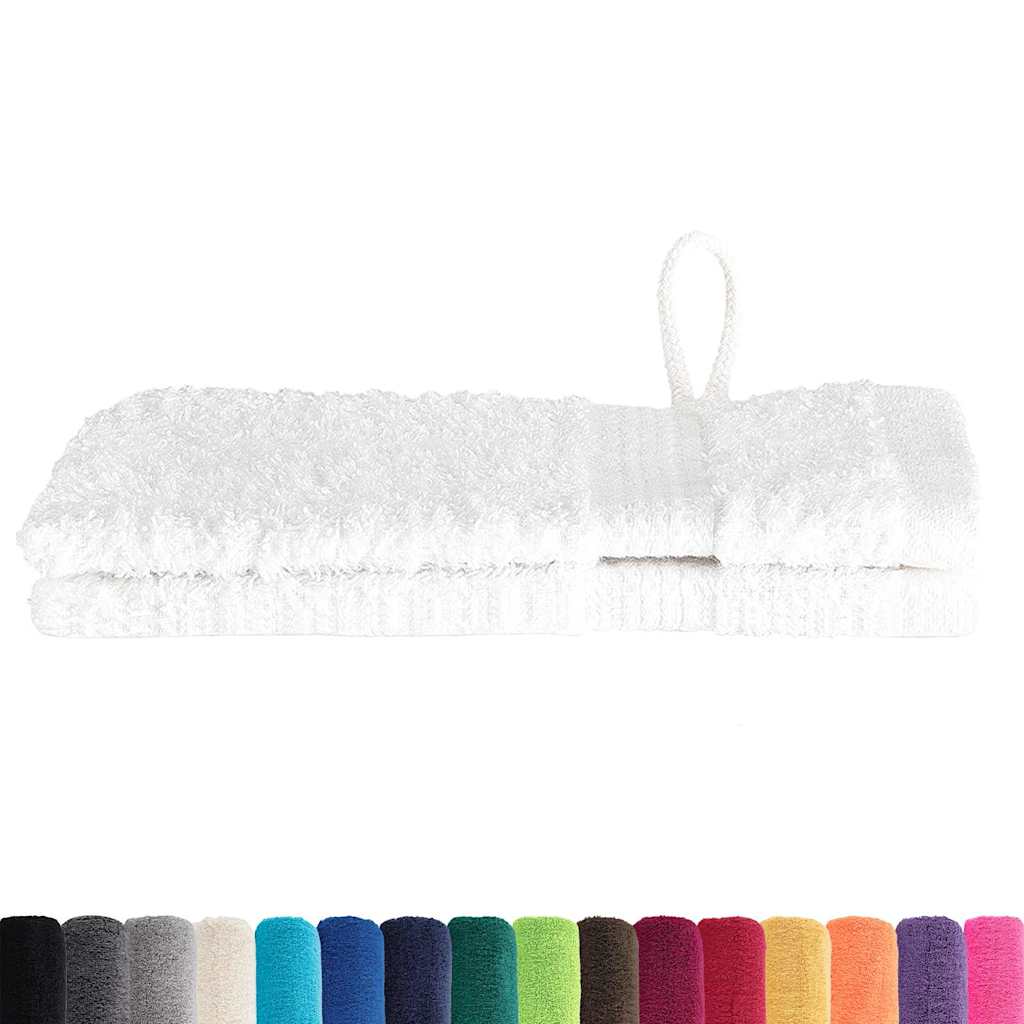Waschlappen 2 pcs Weiß Baumwolle