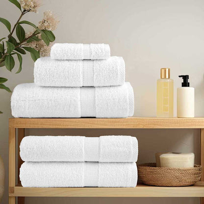 Waschlappen 4 pcs Weiß Baumwolle