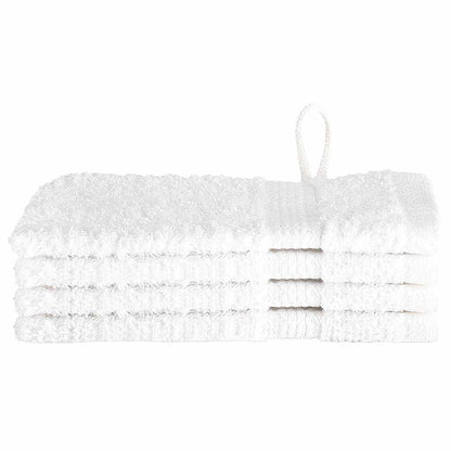 Waschlappen 4 pcs Weiß Baumwolle