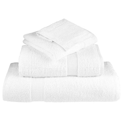 Waschlappen 4 pcs Weiß Baumwolle