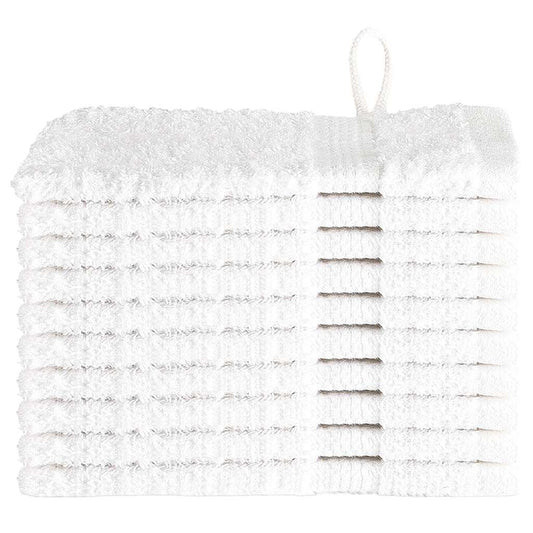 Waschlappen 10 pcs Weiß Baumwolle