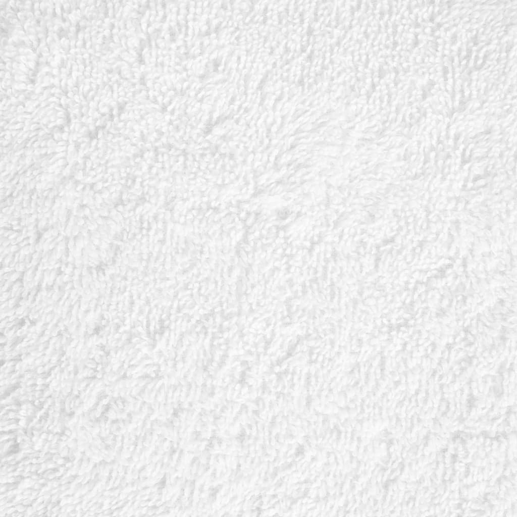 Premium Waschhandtücher SOLUND 2 Stück Weiß 30x30cm 600gsm