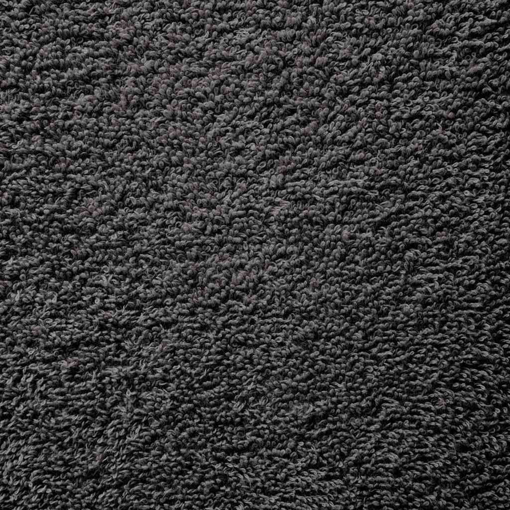 Waschlappen 10 pcs Anthrazit Baumwolle