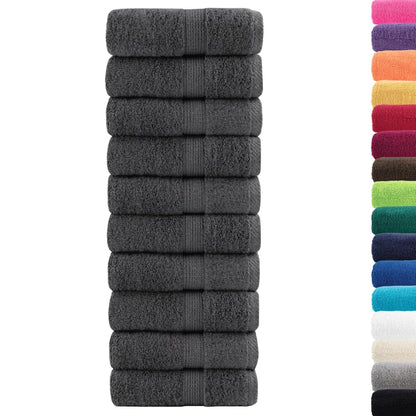 Premium-Waschlappen SOLUND 50 Stk Anthrazit 15x21 cm 600 g/m²