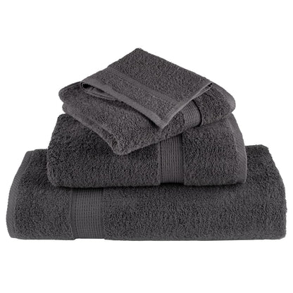 Premium-Waschlappen SOLUND 50 Stk Anthrazit 15x21 cm 600 g/m²