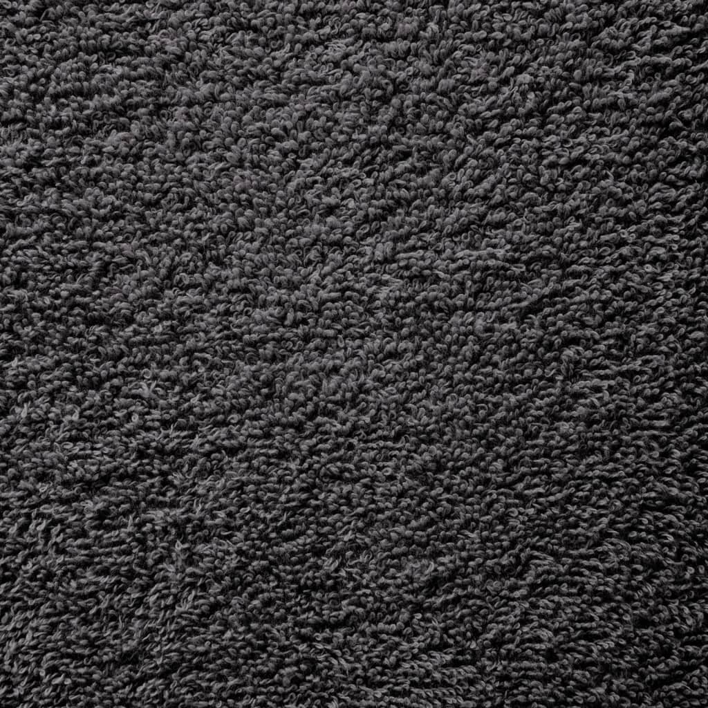 Premium Waschhandtücher SOLUND 2 Stück Anthrazit 30x30cm 600gsm