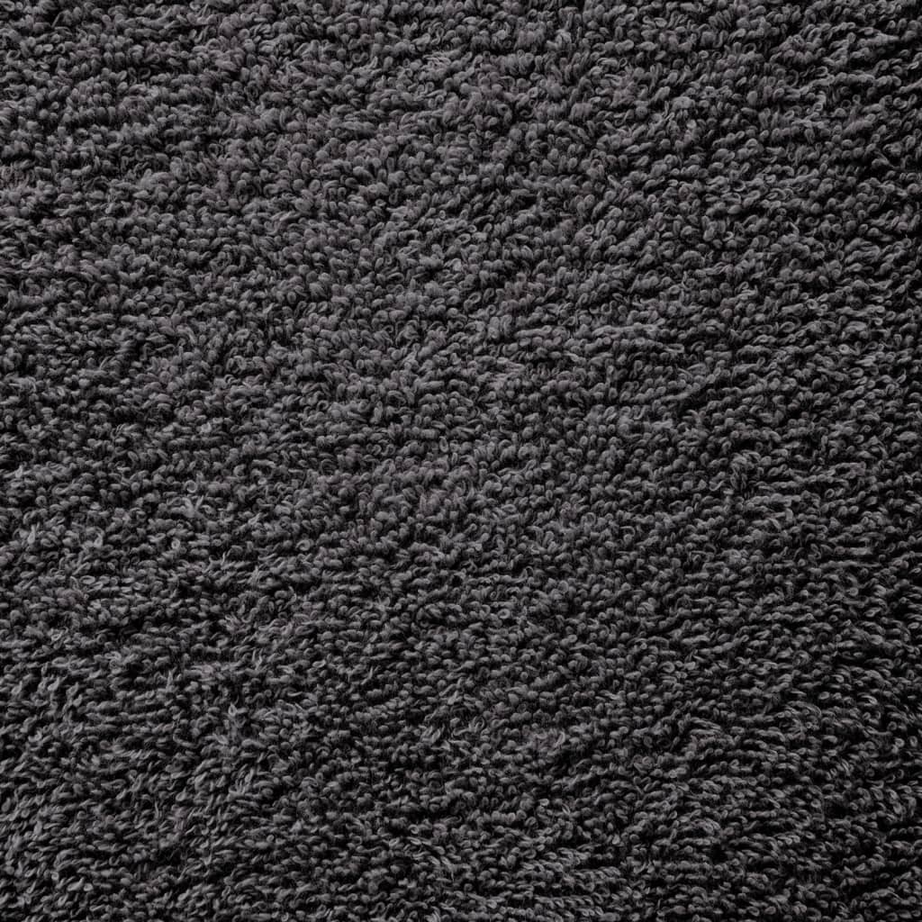 Premium Waschhandtücher SOLUND 4er-Set Anthrazit 30x30cm 600gsm