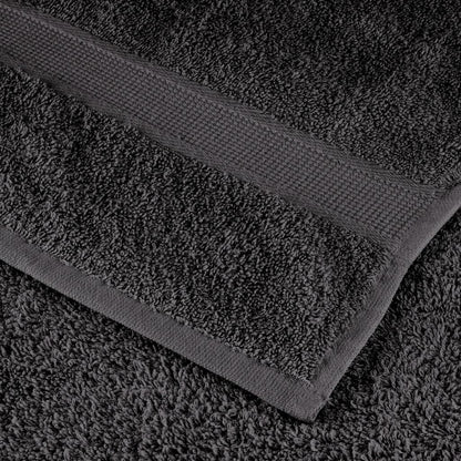 Premium Waschhandtücher SOLUND 50 Stück Anthrazit 30x30cm 600gsm