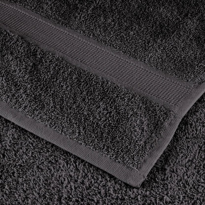 Premium-Gästetücher SOLUND 2 Stk. Anthrazit 30x50 cm 600 g/m²