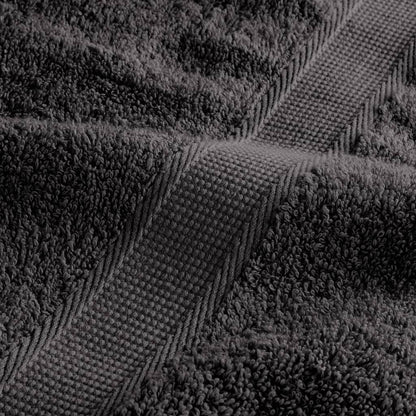 Premium-Gästetücher SOLUND 2 Stk. Anthrazit 30x50 cm 600 g/m²