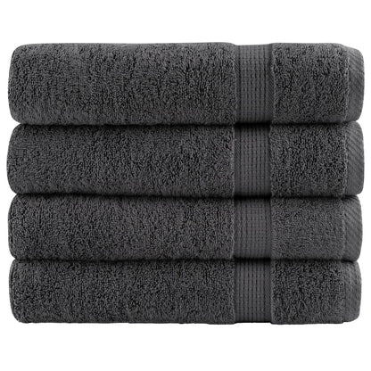 Premium-Handtücher SOLUND 4 Stk. Anthrazit 50x100 cm 600 g/m²