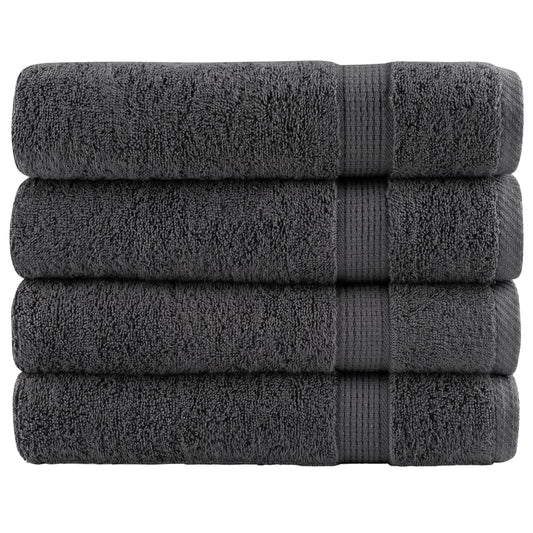 Premium-Handtücher SOLUND 4 Stk. Anthrazit 50x100 cm 600 g/m²