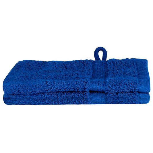 Waschlappen 2 pcs Blau Baumwolle