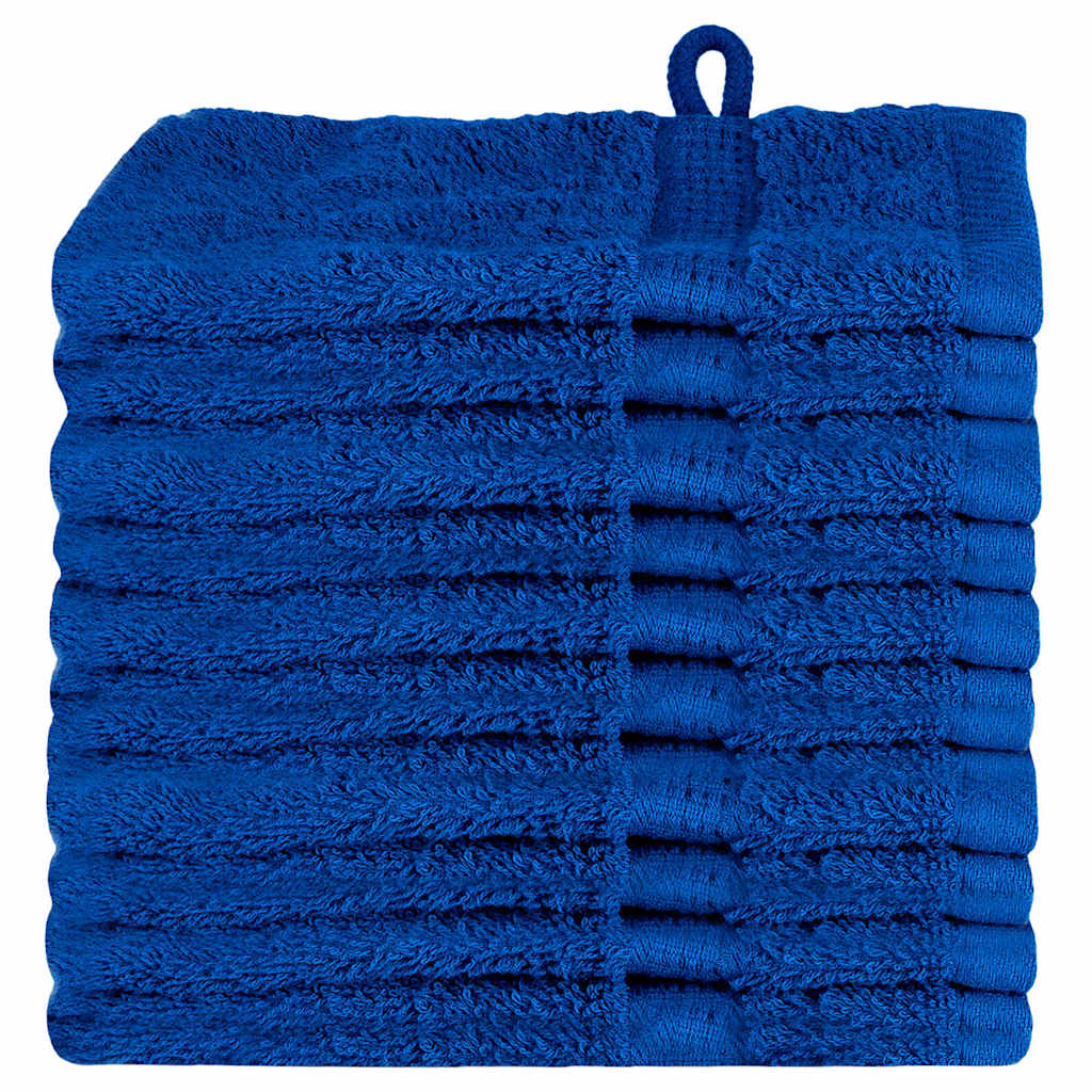 Waschlappen 10 pcs Blau Baumwolle