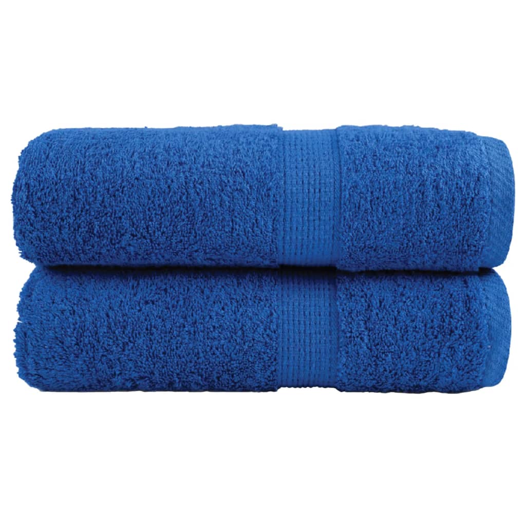 Premium Waschhandtücher SOLUND 2 Stück Blau 30x30cm 600gsm