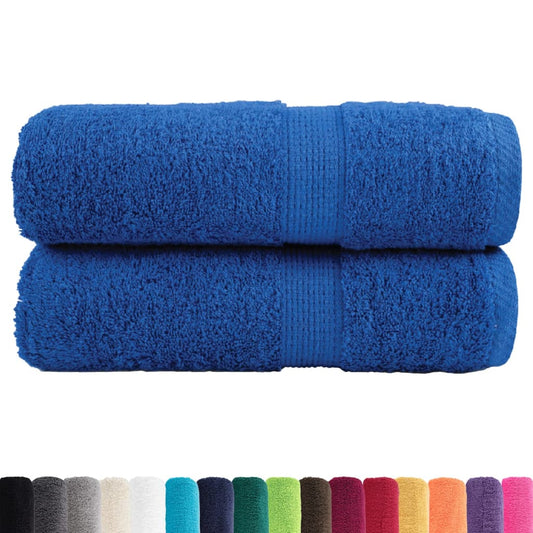 Premium Waschhandtücher SOLUND 2 Stück Blau 30x30cm 600gsm