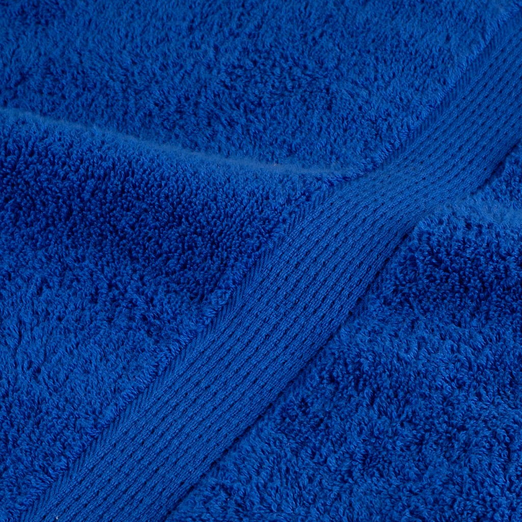 Premium Waschhandtücher SOLUND 4er-Set Blau 30x30cm 600gsm
