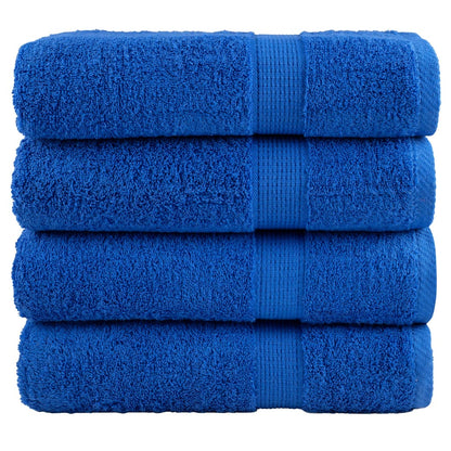 Premium-Duschtücher SOLUND 4 Stk. Blau 70x140 cm 600 g/m²