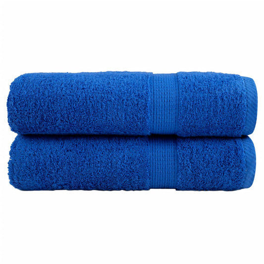 Premium-Badetücher SOLUND 2 Stk. Blau 100x150cm 600 g/m²