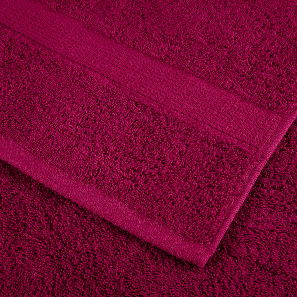 Premium Waschhandtücher SOLUND 2 Stück Bordeaux 30x30cm 600gsm