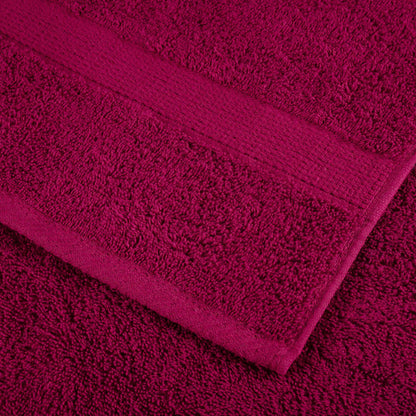 Premium Waschhandtücher SOLUND 2 Stück Bordeaux 30x30cm 600gsm
