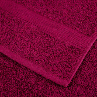 Premium Waschhandtücher SOLUND 4er-Set Bordeaux 30x30cm 600gsm