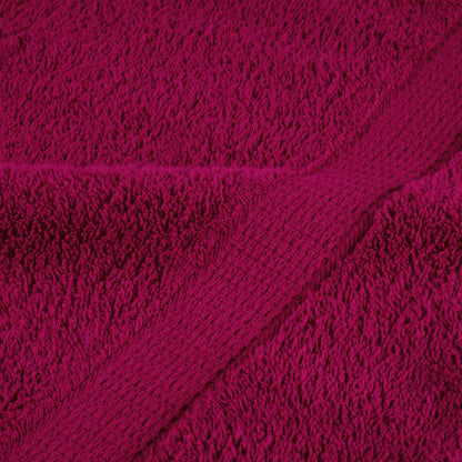 Premium Waschhandtücher SOLUND 4er-Set Bordeaux 30x30cm 600gsm