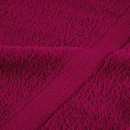 Premium håndklæder SOLUND 10 stk Bordeaux 100x200 cm 600 g/m²