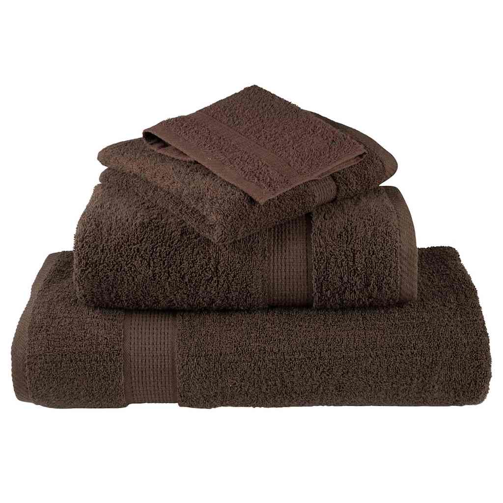 Waschlappen 2 pcs Braun Baumwolle