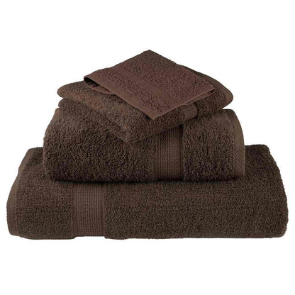 Waschlappen 2 pcs Braun Baumwolle