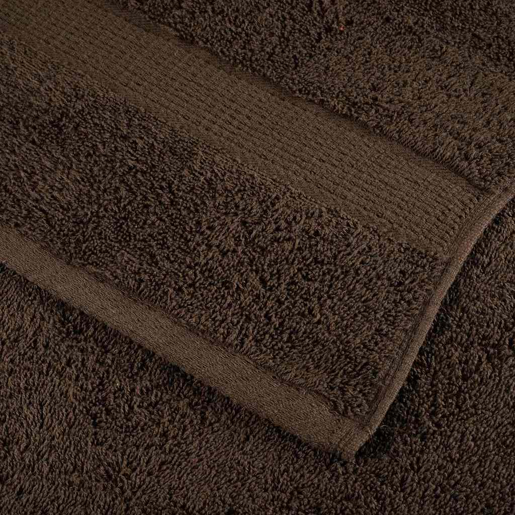 Waschlappen 4 pcs Braun Baumwolle