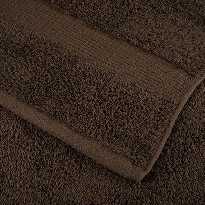 Premium Waschhandtücher SOLUND 2 Stück Braun 30x30cm 600gsm
