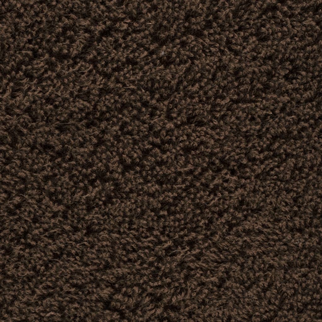 Premium-Handtücher SOLUND 10 Stk. Braun 100x200 cm 600 g/m²
