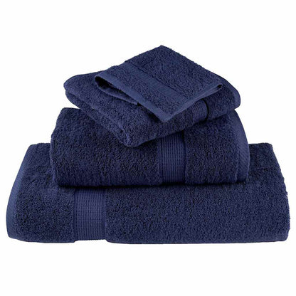 Waschlappen 10 pcs Marineblau Baumwolle