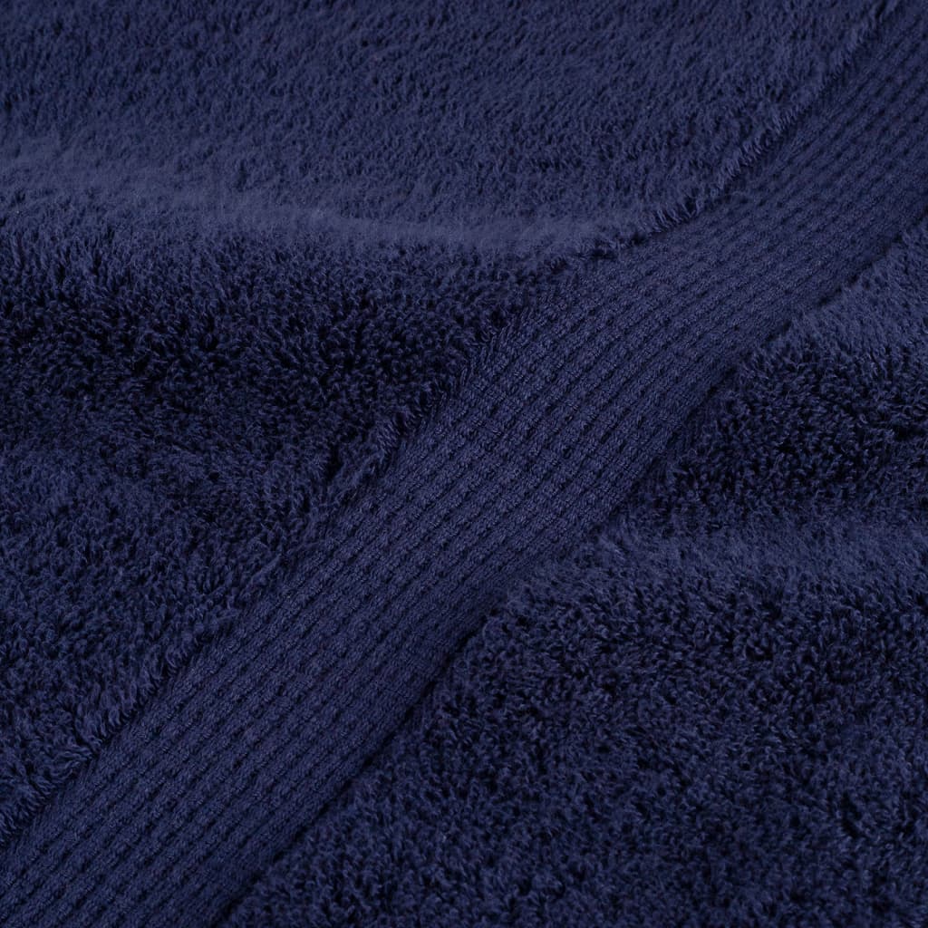 Premium Waschhandtücher SOLUND 2 Stück Marineblau 30x30cm 600gsm