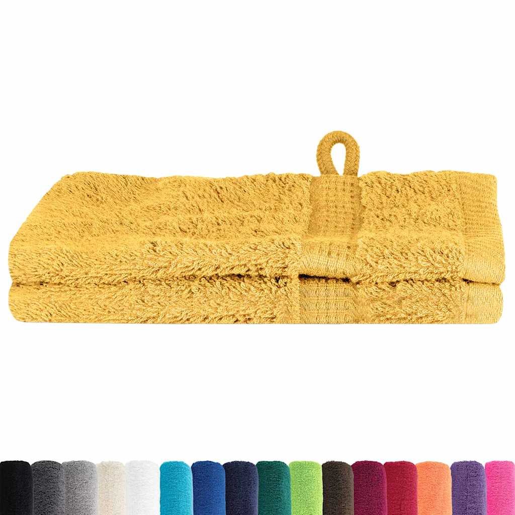 Waschlappen 2 pcs Gold Baumwolle