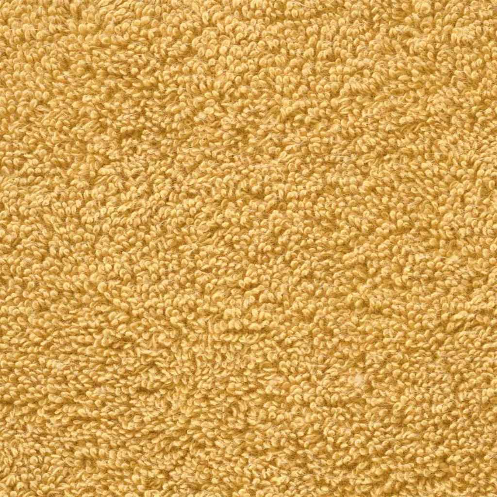 Waschlappen 4 pcs Gold Baumwolle