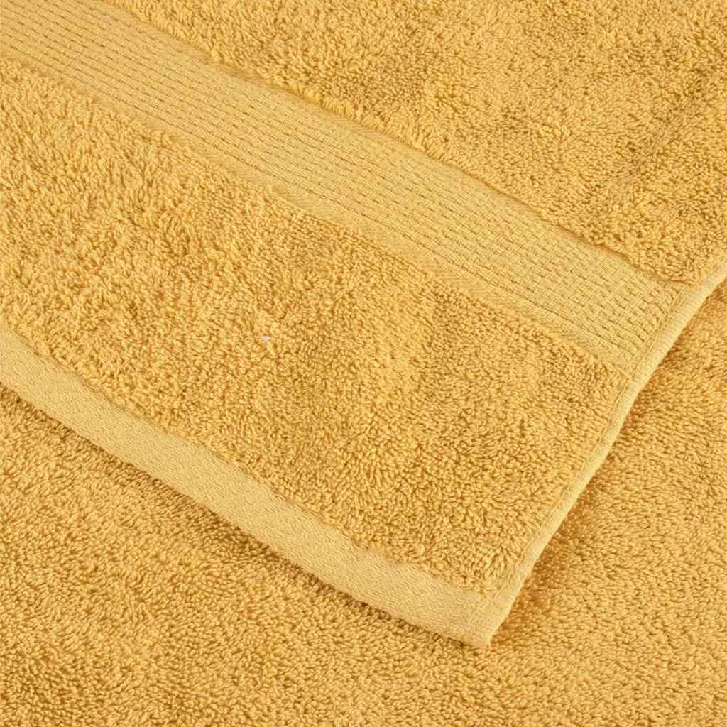 Waschlappen 4 pcs Gold Baumwolle