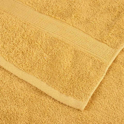 Waschlappen 4 pcs Gold Baumwolle
