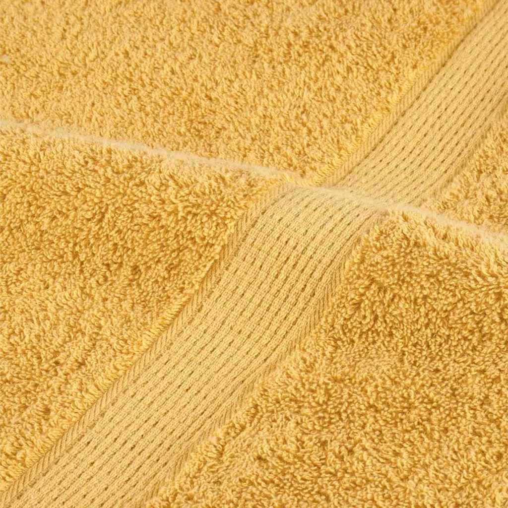 Waschlappen 4 pcs Gold Baumwolle