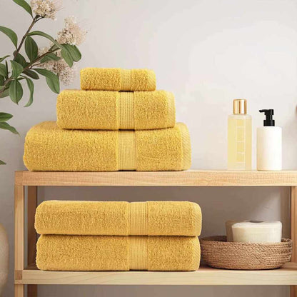 Waschlappen 4 pcs Gold Baumwolle