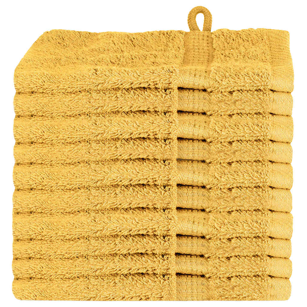 Waschlappen 10 pcs Gold Baumwolle